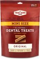 True Acre Foods Mini All-Natural Dental Chew Sticks, Original Flavor, 58 count