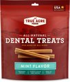 True Acre Foods All-Natural Dental Chew Sticks Mint Flavor Dental Dog Chews, 32 count