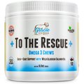 Gracie To The Rescue Omega 3 Skin & Coat Support With Wild Alaskan Salmon Oil Dog Supplement, 120 count