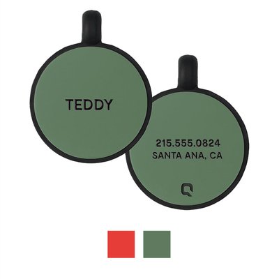 QALO Classic Round Personalized Dog ID Tag, slide 1 of 1