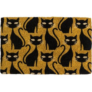 Entryways Fine Felines Handwoven Doormat