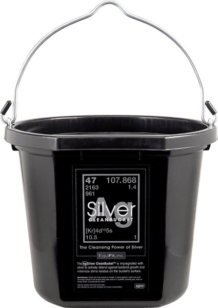 EquiFit AgSilver CleanBucket Horse Bucket, 5-gal slide 1 of 2