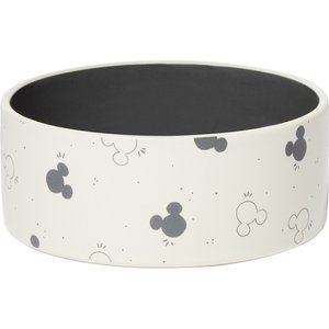 Disney Mickey Mouse Watercolor Silhouette Non-Skid Ceramic Dog & Cat Bowl, 1.5 cups