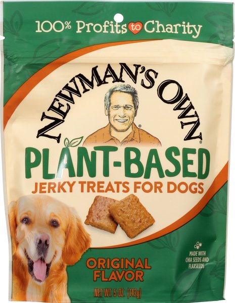 Newman's Own Plant-Based Original Flavor Jerky Dog Treat, 5-oz bag slide 1 of 5
