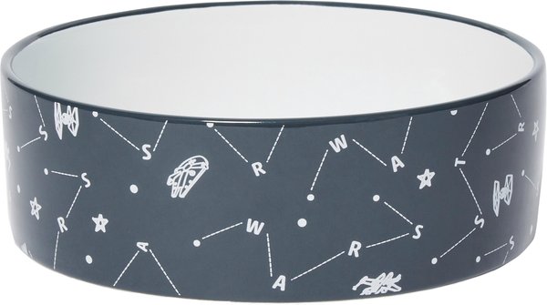 STAR WARS Navy Constellations Non-Skid Ceramic Dog Bowl, 5 cups slide 1 of 6