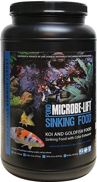 Microbe-Lift Pond Sinking Pellets Koi & Goldfish Food, 3-lb jar slide 1 of 5