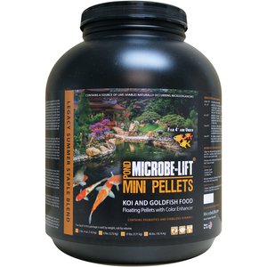 Microbe-Lift Pond Mini Pellets Koi & Goldfish Food, 6-lb tub