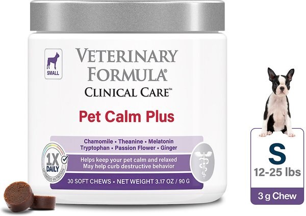 Veterinary Formula Clinical Care Pet Calm Plus Small Dog Supplement, 30 count slide 1 of 6