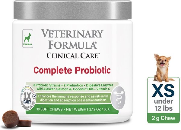 Veterinary Formula Clinical Care Complete Probiotic X-Small Dog Supplement, 30 count slide 1 of 7