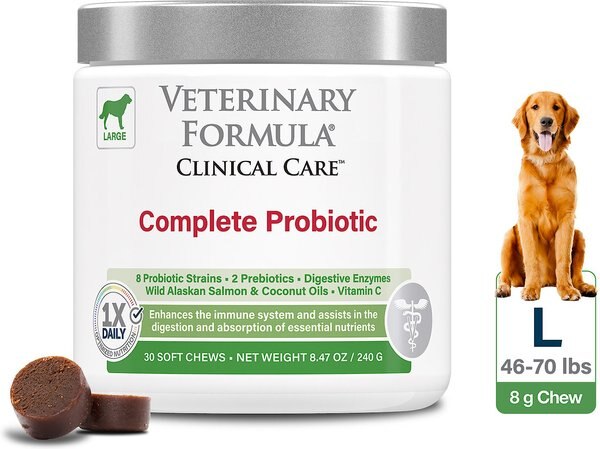 Veterinary Formula Clinical Care Complete Probiotic Large Dog Supplement, 30 count slide 1 of 7