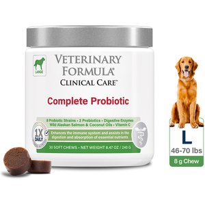 Veterinary Formula Clinical Care Complete Probiotic Large Dog Supplement, 30 count