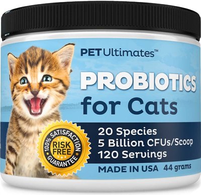 Pet Ultimates Probiotics Cat Supplement, 1.55-oz jar, slide 1 of 1