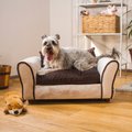 Keet Westerhill Sofa Cat & Dog Bed w/ Removable Cover, Khaki, Medium