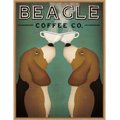 Amanti Art Beagle Coffee Co. by Ryan Fowler Framed Canvas Art