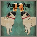 Amanti Art Pug & Pug Brewing Co. by Ryan Fowler Framed Canvas Art, Greywash
