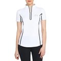 Equine Couture Ibiza Sport Shirt, White/Black, X-Large