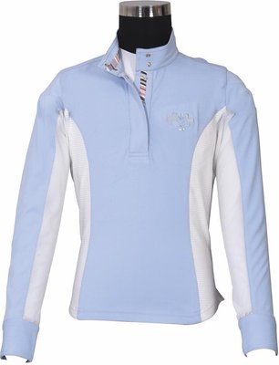 Equine Couture Children's Cara Long Sleeve Show Shirt, slide 1 of 1