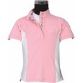 Equine Couture Children's Cara Short Sleeve Show Shirt, Pink, Medium