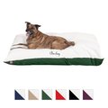 Majestic Pet Sherpa Personalized Pillow Dog Bed w/Removable Cover, Green, Medium