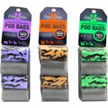 Posh Paws Camo Dog Poop Bags, 8 rolls