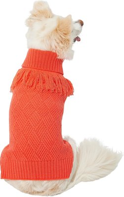 Wagatude Diamond Knit Fringe Dog Sweater, slide 1 of 1