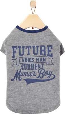 Wagatude Future Ladies Man Dog T-Shirt, slide 1 of 1