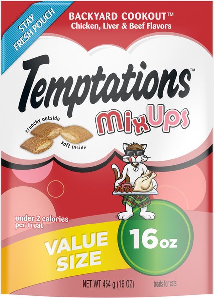Temptations Mixups Backyard Cookout Cat Treats, 16-oz bag slide 1 of 9