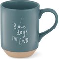 Fringe Studio "Dogs The End" Stoneware Mug, 12-oz