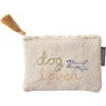 Fringe Studio Stitched "Dog Lover" Canvas Pouch