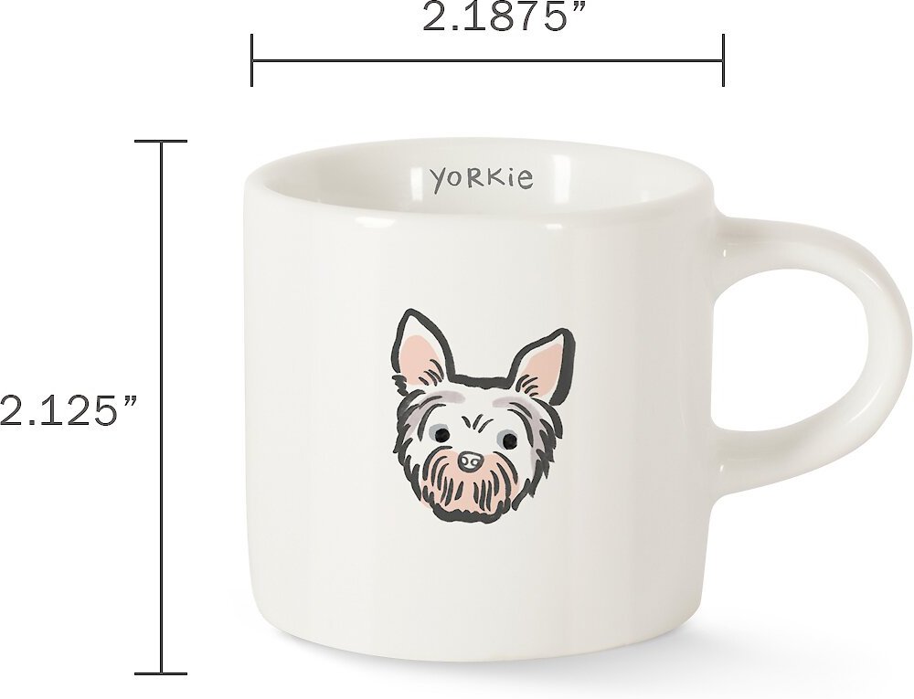 Dog Lovers Funny Dog Mug Chihuahua Print Terrier Dalmatian Golden Doodle Life Is Ruff Yorkie Frenchie Gift for Dog Mom Dog Dad