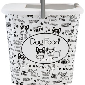 Pounce & Fetch Dry Pet Food Storage Container, 3-gal, Dog