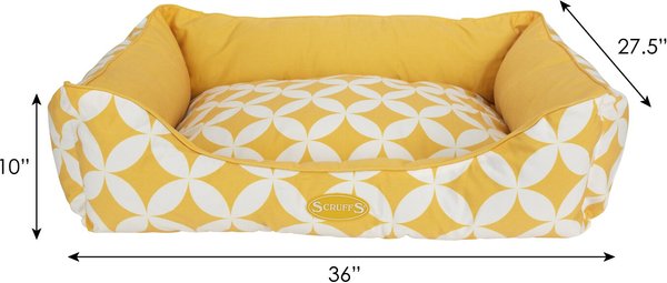 Scruffs Florence Bolster Box Bed, Sunflower, X-Large slide 1 of 5