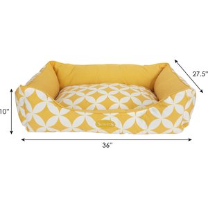 Scruffs Florence Bolster Box Bed, Sunflower, X-Large