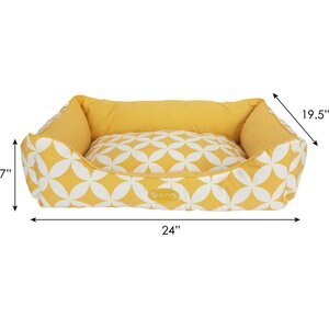Scruffs Florence Bolster Box Bed, Sunflower, Medium