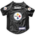 Littlearth NFL Personalized Stretch Dog & Cat Jersey, Pittsburgh Steelers, X-Large