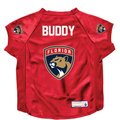 Littlearth NHL Personalized Stretch Dog & Cat Jersey, Florida Panthers, Big Dog