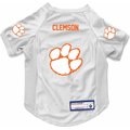 Littlearth NCAA Stretch Dog & Cat Jersey, Clemson Tigers, Large