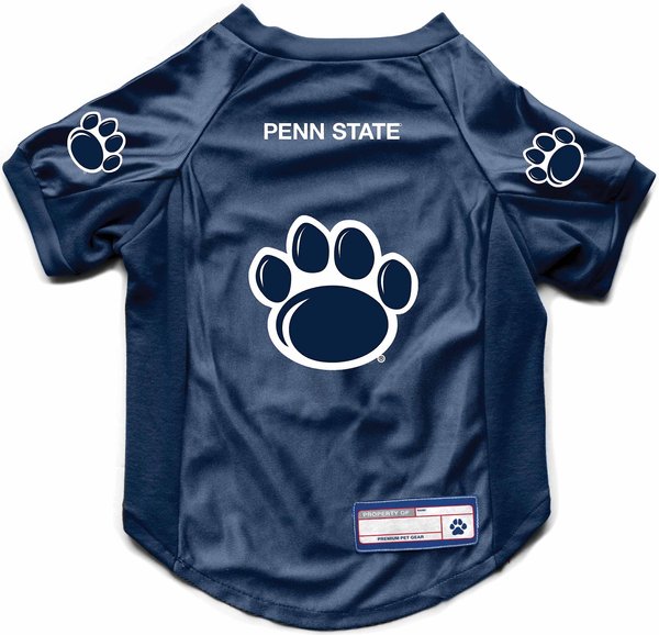 Littlearth NCAA Stretch Dog & Cat Jersey, Penn State Nittany Lions, Medium slide 1 of 7