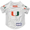 Littlearth NCAA Stretch Dog & Cat Jersey, Miami Hurricanes, X-Large