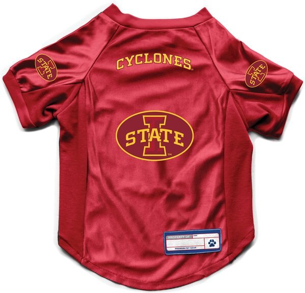 Littlearth NCAA Stretch Dog & Cat Jersey, Iowa State Cyclones, X-Small slide 1 of 7