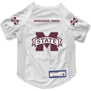 Littlearth NCAA Stretch Dog & Cat Jersey, Mississippi State Bulldogs, X-Small