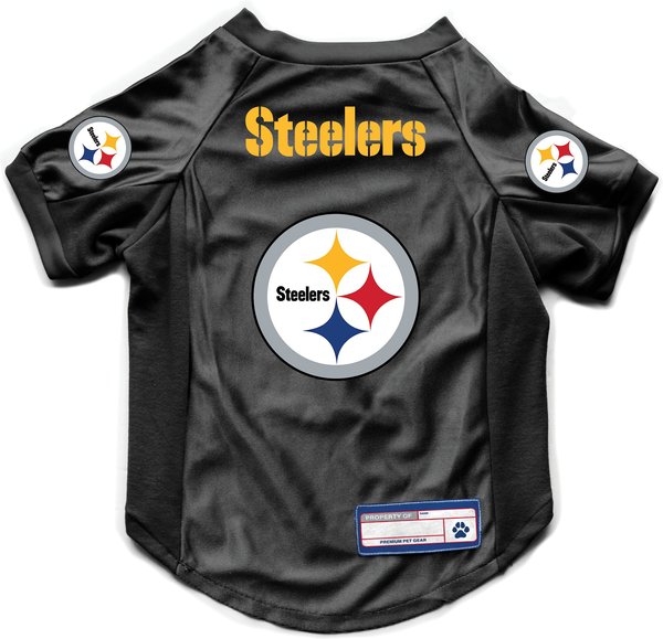 Littlearth NFL Stretch Dog & Cat Jersey, Pittsburgh Steelers, X-Large slide 1 of 7