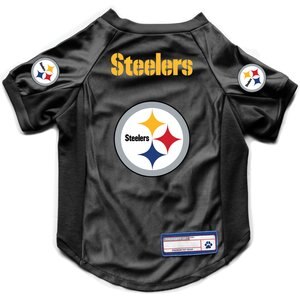 Littlearth NFL Stretch Dog & Cat Jersey, Pittsburgh Steelers, X-Large