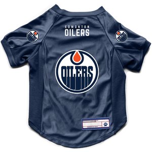 Littlearth NHL Stretch Dog & Cat Jersey, Edmonton Oilers, X-Large