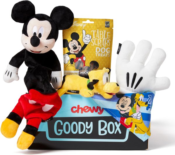 chewy.com | Goody Box Disney Mickey Mouse & Pluto Dog Box