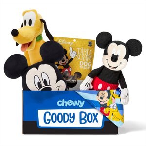 Goody Box Disney Mickey Mouse & Pluto Dog Box, Medium/Large