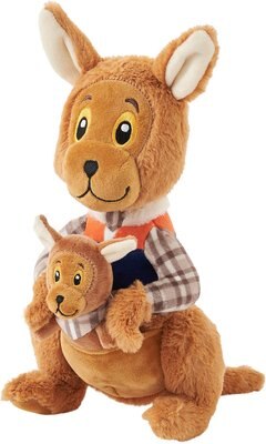 Frisco Kangaroo and Joey Plush Squeaky Dog Toy, 2 count, slide 1 of 1