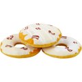 Frisco Maple Bacon Donuts Plush Squeaky Dog Toy, 3 count