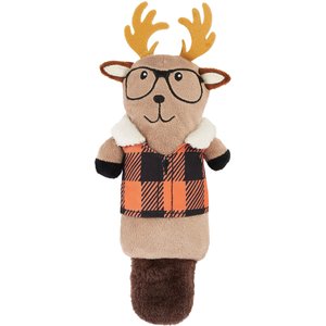 Frisco Hipster Moose Plush Kicker Cat Toy with Catnip