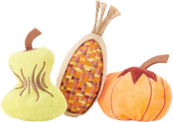 Frisco Fall Harvest Plush Cat Toy with Catnip, 3 count slide 1 of 4
